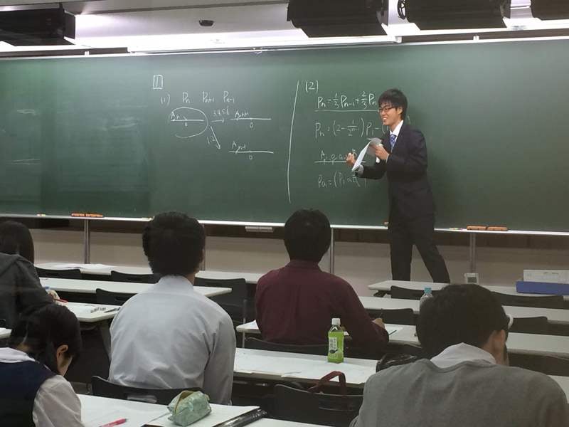 文系数学勉強会　授業様子