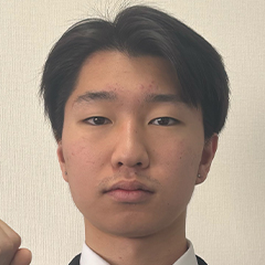 小尾　遥士 くん　早稲田大学　教育学部　社会科公民市民学専修