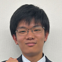 行川　桜輝 くん　早稲田大学　先進理工学部　応用化学科