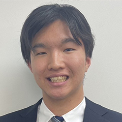 工藤　武春 くん　早稲田大学　社会科学部
