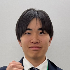 隅田　茂音 くん　慶應義塾大学　経済学部