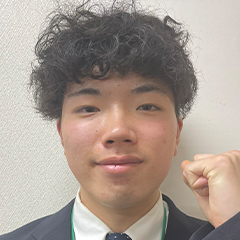 栁川　甲斐 くん　法政大学　デザイン工学部　システムデザイン学科