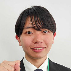 桐生　廉也 くん　早稲田大学　スポーツ科学部　スポーツ科学科