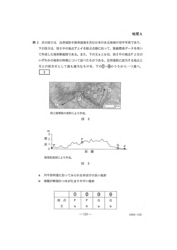 共通テスト2021 地理A問題｜共通テスト解答速報2021｜予備校の東進