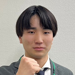 石井　優空くん　東京農工大学　工学部　化学物理工学科