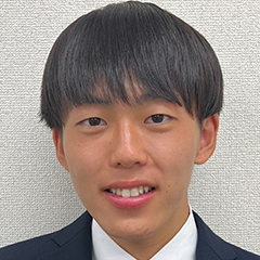 畑  颯樹 くん　日本大学　経済学部