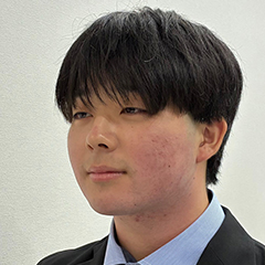 土屋　拓未 くん　早稲田大学　先進理工学部