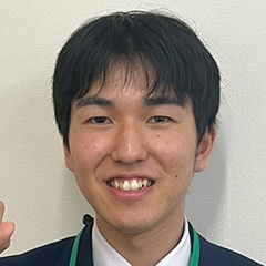 宗友　晴貴 くん　早稲田大学　先進理工学部　生命医科学科