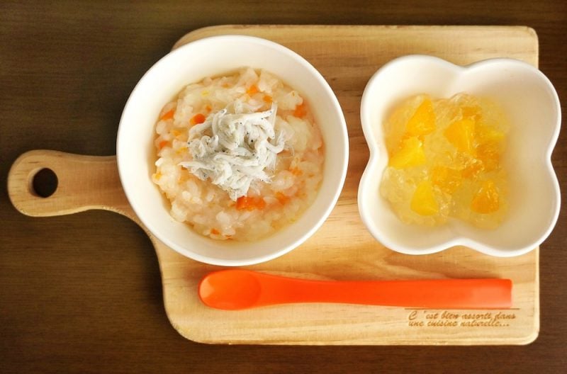 赤ちゃんの離乳食中期の献立