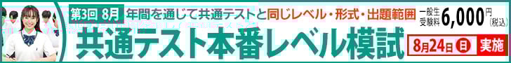 共通テスト本番レベル模試
