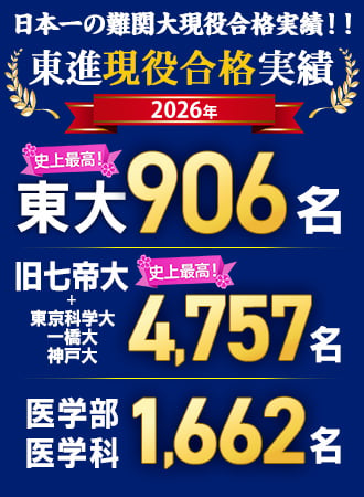 2026年東進合格実績
