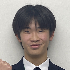 向佐　玲央 くん　法政大学　理工学部　経営システム工学科