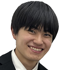 小倉　奏音 くん　早稲田大学　先進理工学部　生命医科学科