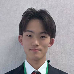西川　煌太朗 くん　早稲田大学　社会科学部