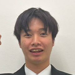 原田　拓朗 くん　東京理科大学　創域理工学部