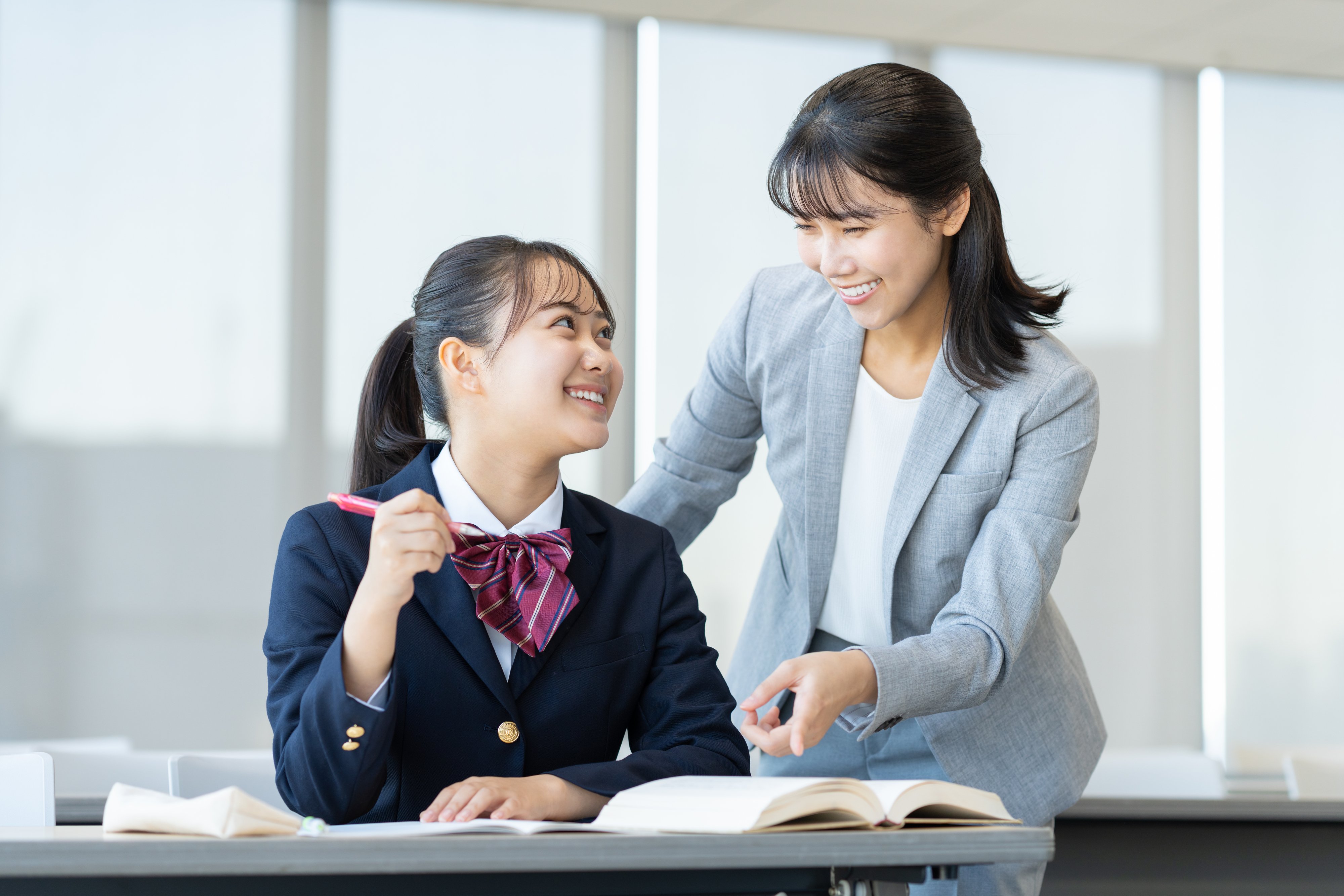 学習相談の様子