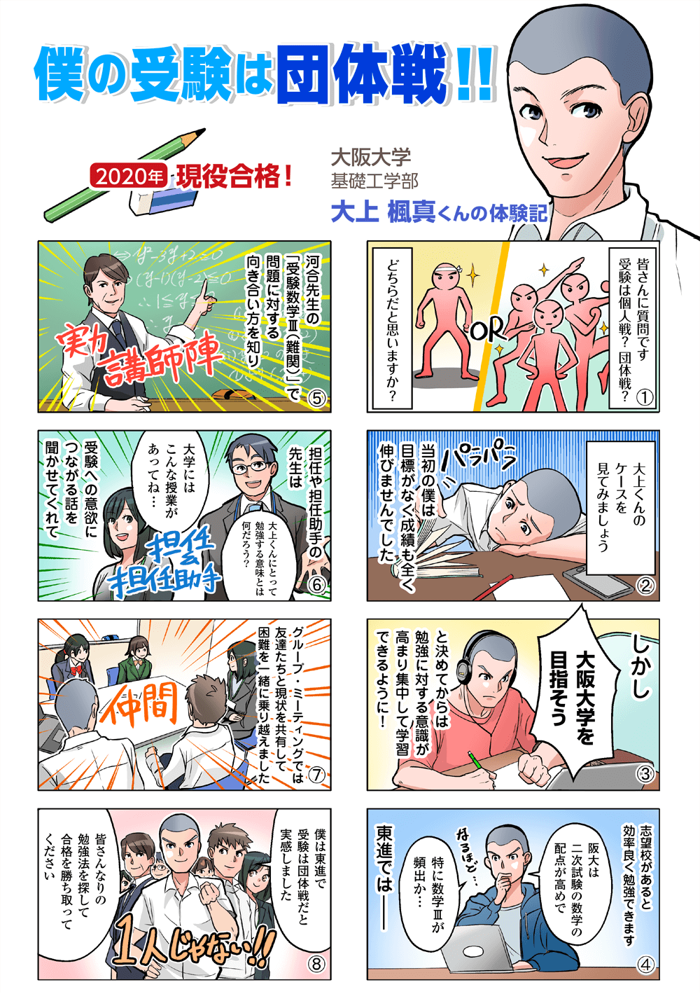 僕の受験は団体戦！！