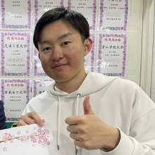 合格者の写真