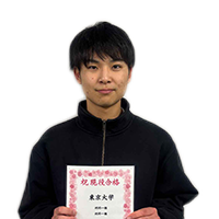 東京大学 理科一類に合格した佐藤 優太郎 くん