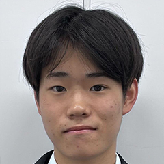 三輪　航大 くん　慶應義塾大学理工学部
