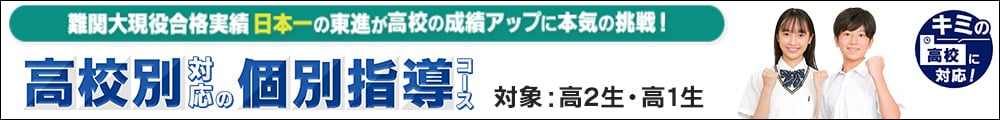 高校別対応の個別指導コース